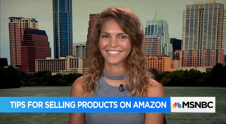 MSNBCYourBiz's tweet photo. Sun on #msnbcyourbiz  Tips from @TraceWall @BigCommerce that will help you become a top seller on @Amazon https://t.co/GMMtu8XeeG
