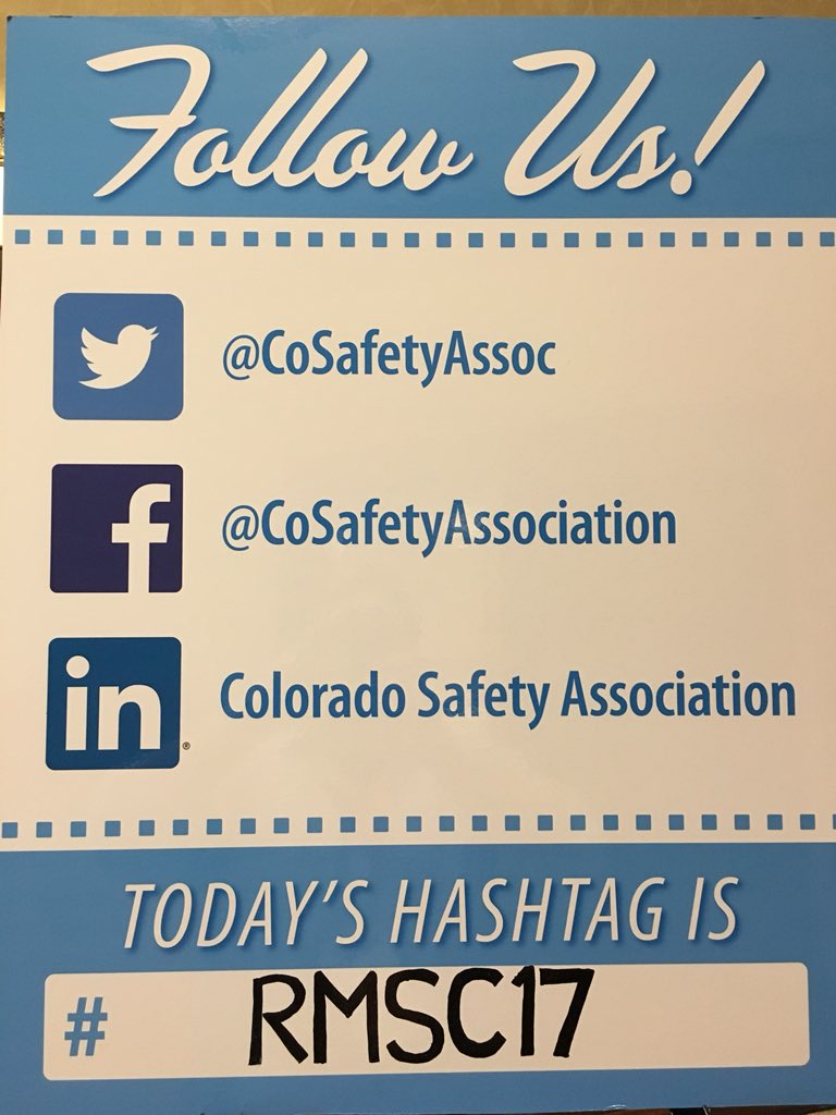 HASCColorado's tweet photo. What’s better than the first day of #rmsc17? The second day! #elevatesafety https://t.co/g1yUKb1Wa3