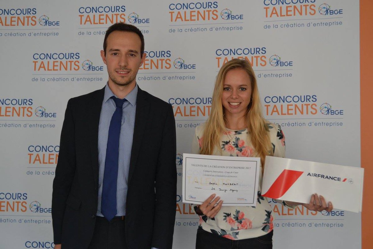 Aglaé remporte le prix coup de cœur au concours talents BGE !