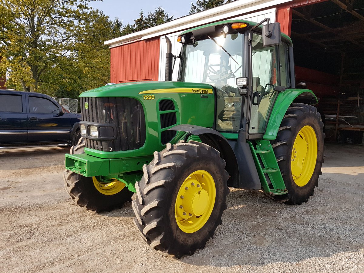 TimVanderlinde's tweet photo. For Sale: 

John Deere 7210. 4740 hrs, 16 spd, 3 remotes.

John Deere 7230, 4600 hrs, 24 speed, 2 remotes. 

Please Retweet!

DM me. https://t.co/HHIhZE6WCi