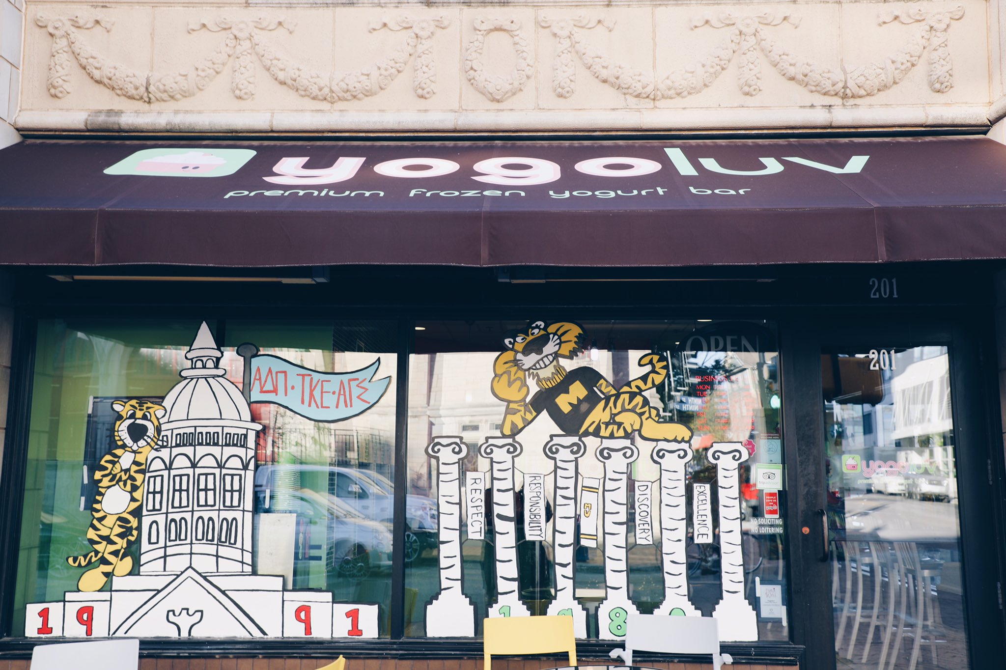 Mizzou on Twitter "Downtown windows were transformed into a