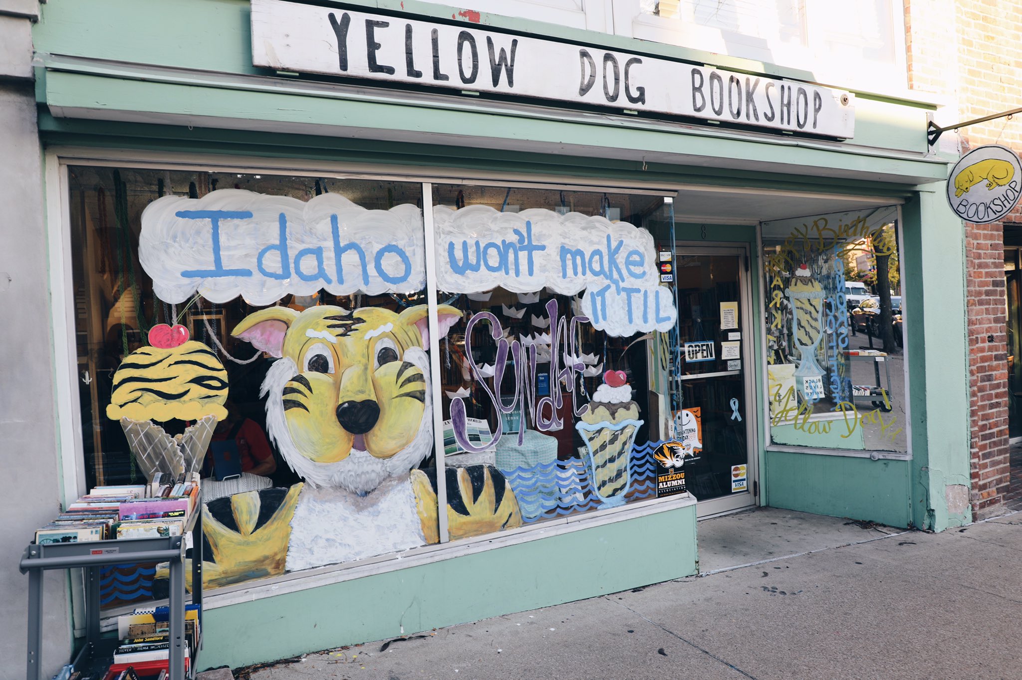 Mizzou on Twitter "Downtown windows were transformed into a