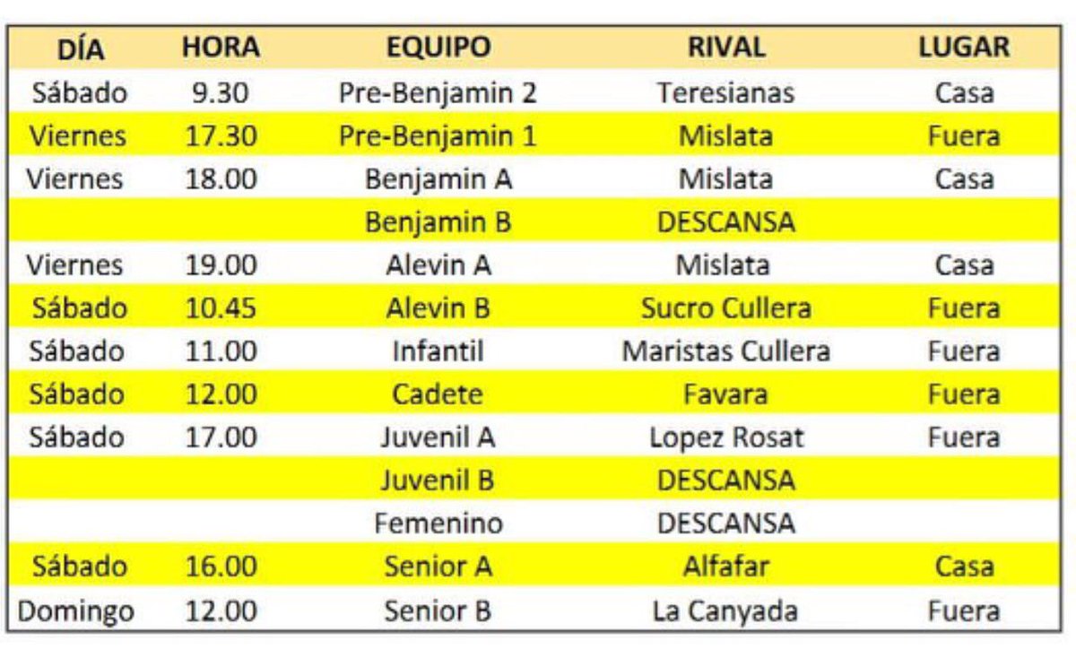 SocorroFutsal's tweet photo. Partidos de este fin de semana ⚽️⚽️ https://t.co/YIyDm8h4L6