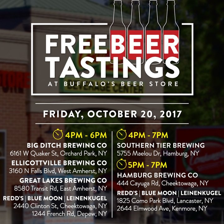 Today's beer tastings courtesy of some great breweries! 
Try something new and take home a 6pk you know you'll love.
#FreeBeerFriday #TryDay