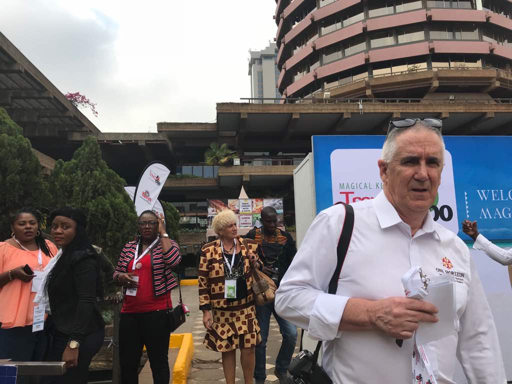 VoyagesAfriq's tweet photo. #MKTE2017 Guests arriving at the KICC for the 13th #MKTE2017 @whthome @JacintaNzioka @tunajibu @alainsaintange @aabradier https://t.co/gGRqlxf7SH