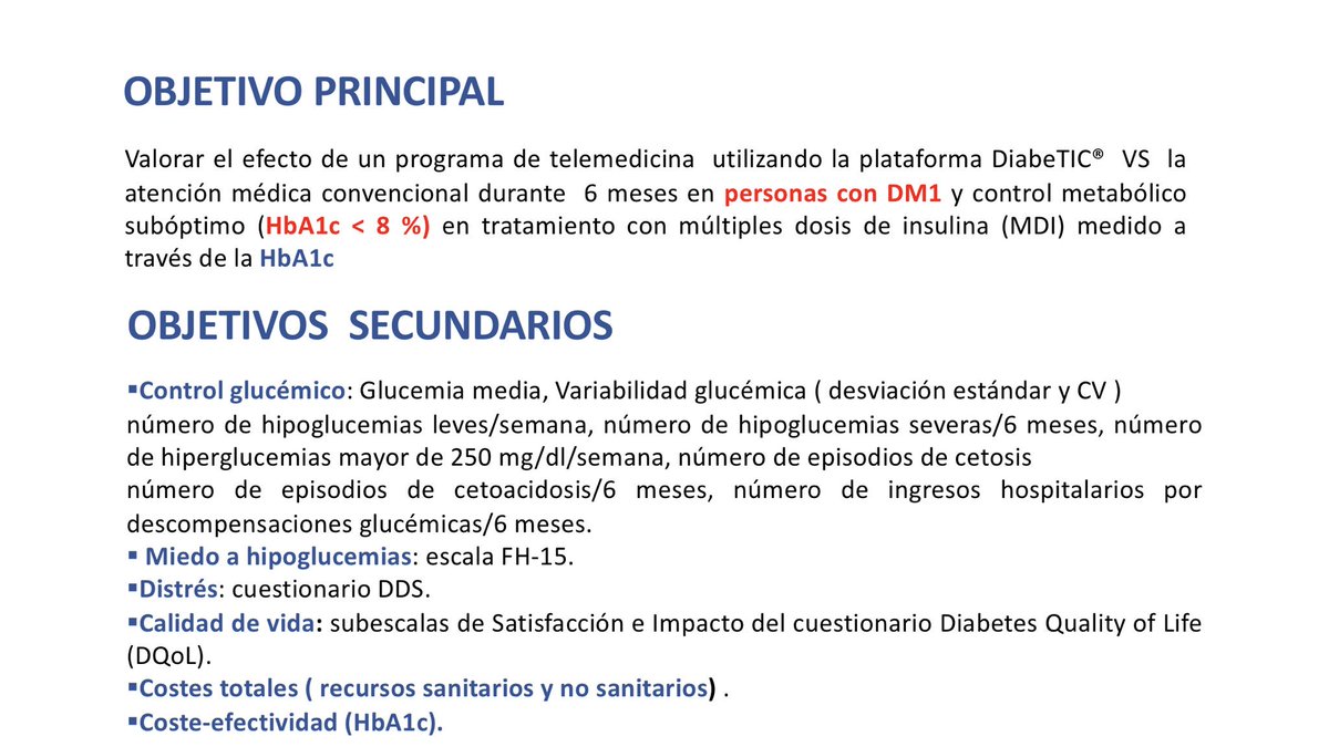 SAEDYN_'s tweet photo. Resultados del estudio #PLATEDIAN presentados en #CSEEN2017 TELEMEDICINA EN LA ATENCION DE PERDONAD CON DM1 by Dra Marisol Ruiz de Adana https://t.co/kDBSPKvSUY