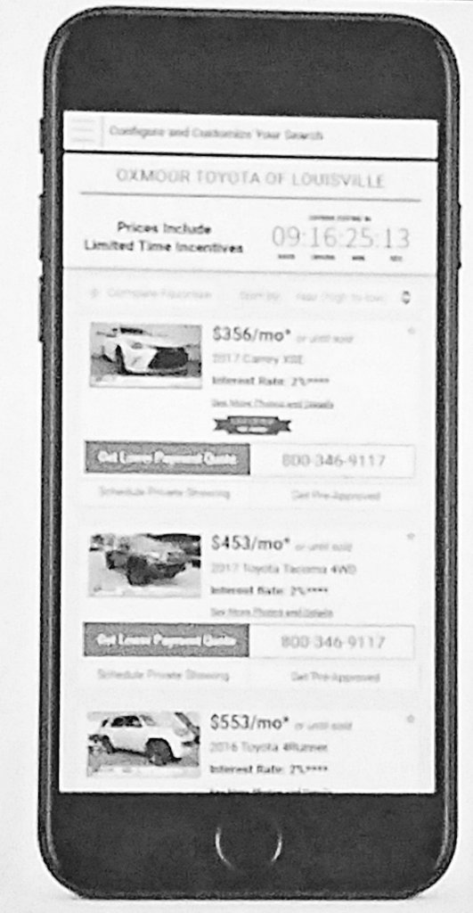 BHJandL's tweet photo. Mobile First! Drive customers to your inventory, not your competitors! #wehelpyouwin https://t.co/PjmKcko0wh