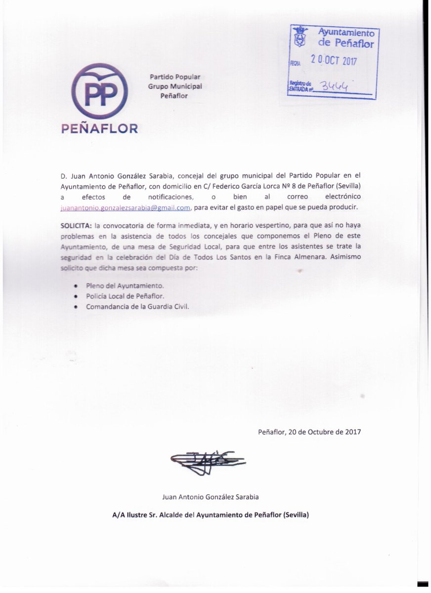 Para nosotros es muy importante la seguridad y tranquilidad de cada uno de nuestros vecinos.