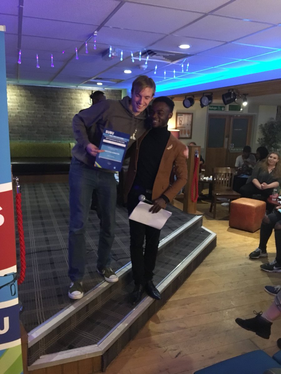 SUBUBournemouth's tweet photo. Well done Drew Hyndman who is now on the exec committee #coulditBU # https://t.co/kbRpuopemk