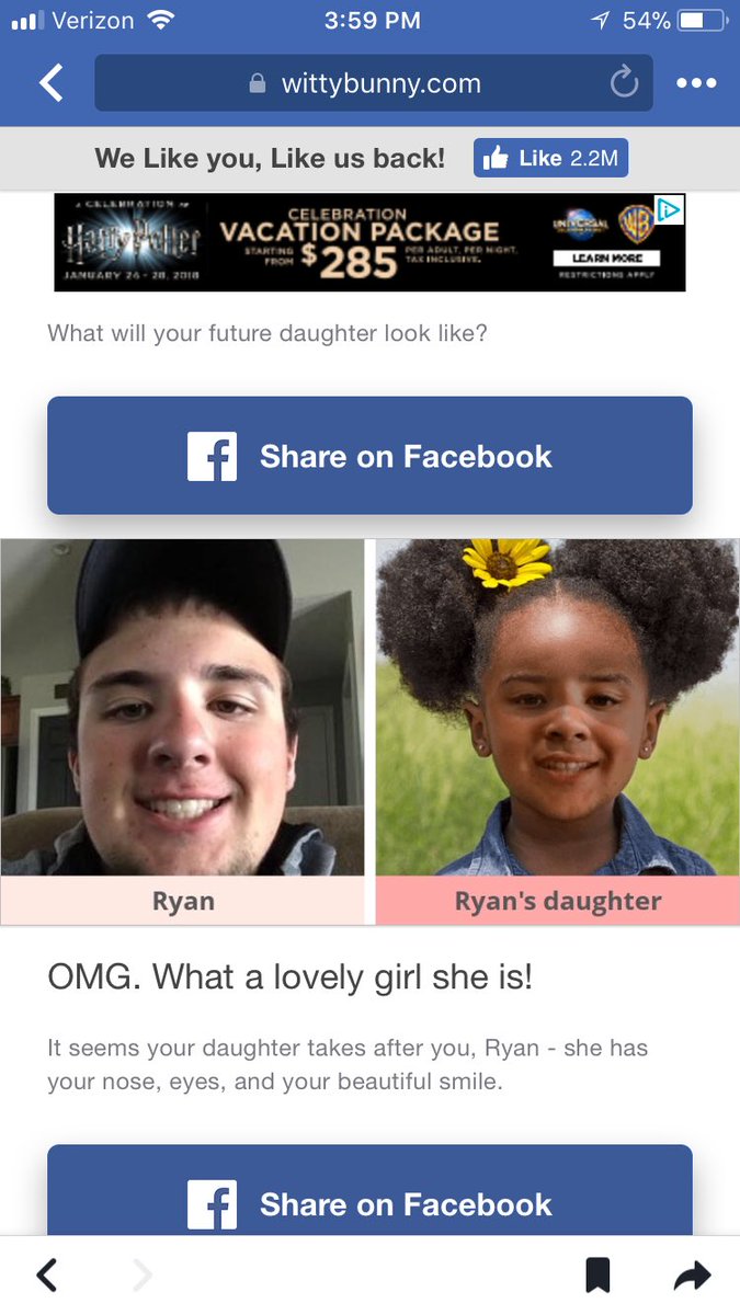 Frazier1999Ryan's tweet photo. Thanks Facebook! Looks just like me! https://t.co/FsRzGRXMDX