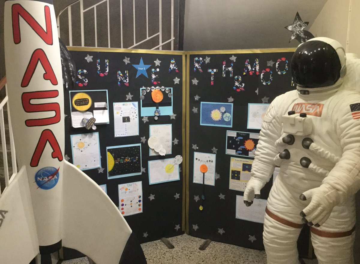 SouthFarnham's tweet photo. Out of this world display as part of @WorldSpaceWeek #WSW2017 https://t.co/GwPt8w6MzP