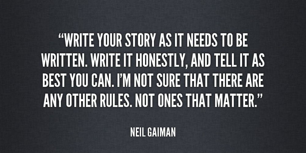 Wonderful Writing Advice From The Great #Neilgaiman. #Writerslife #Inspiration