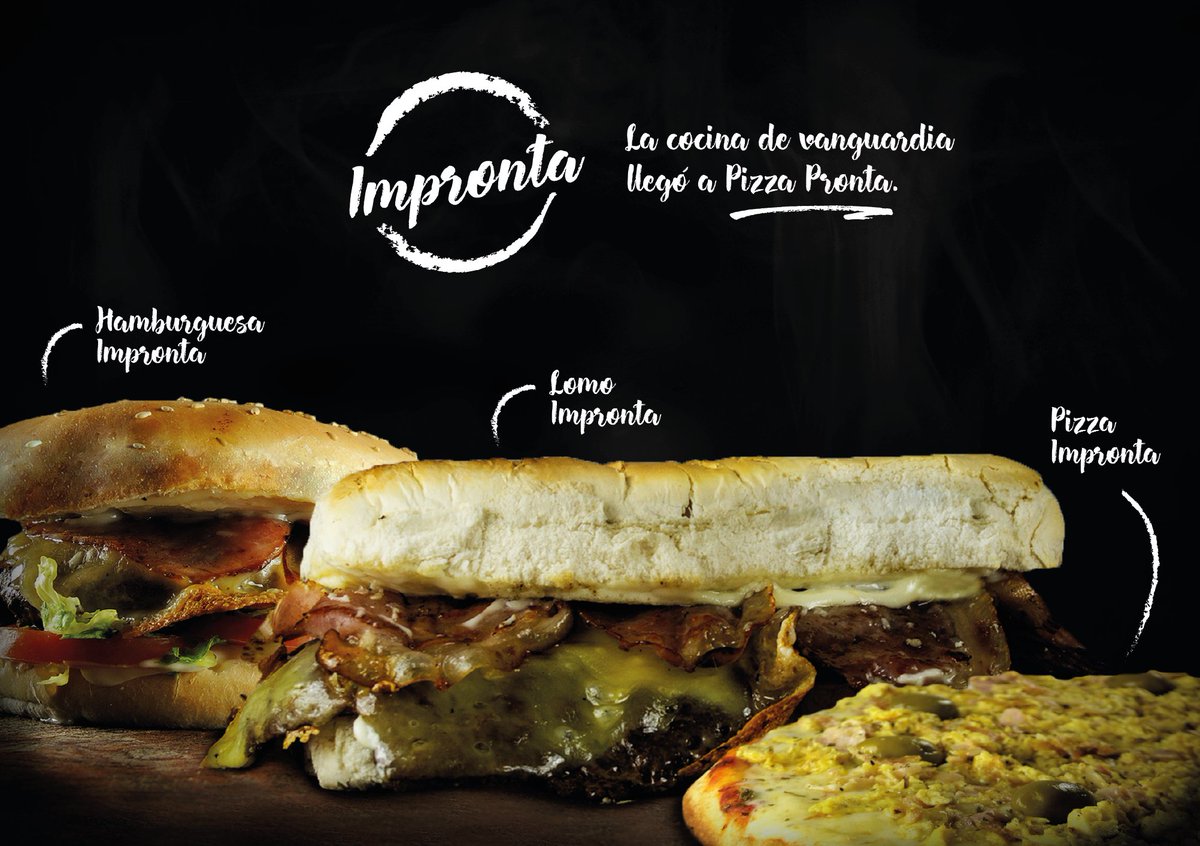 PizzaProntaOK's tweet photo. ¿Ya probaste Impronta? #Impronta #PizzaPronta https://t.co/71OXJz8LCO