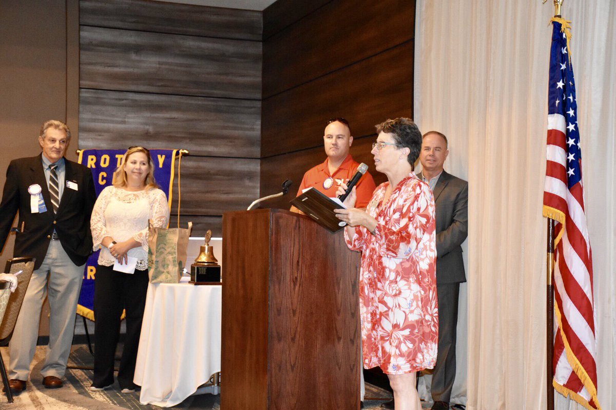Congrats to Dr. Julie Salmon the Holly Avenue Arcadia Rotary Teacher of the Year!!! Always involved, caring, &amp; leading the way! #mydayinla