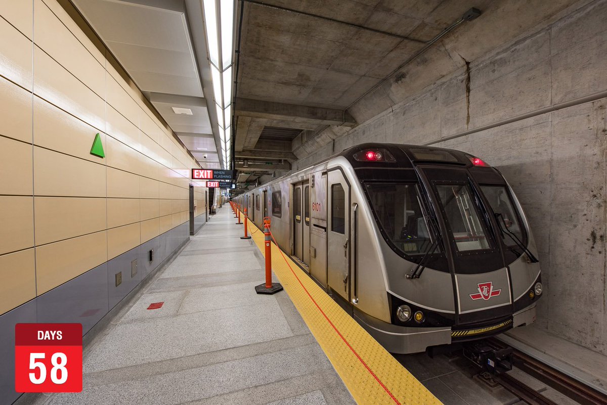 jmsker's tweet photo. #TTC Countdown: 58 days to opening of #Line1 Extension! @downsviewpark station with #TorontoRocket connecting to @GOtransit @TTCStuart https://t.co/sfVdHggSoJ