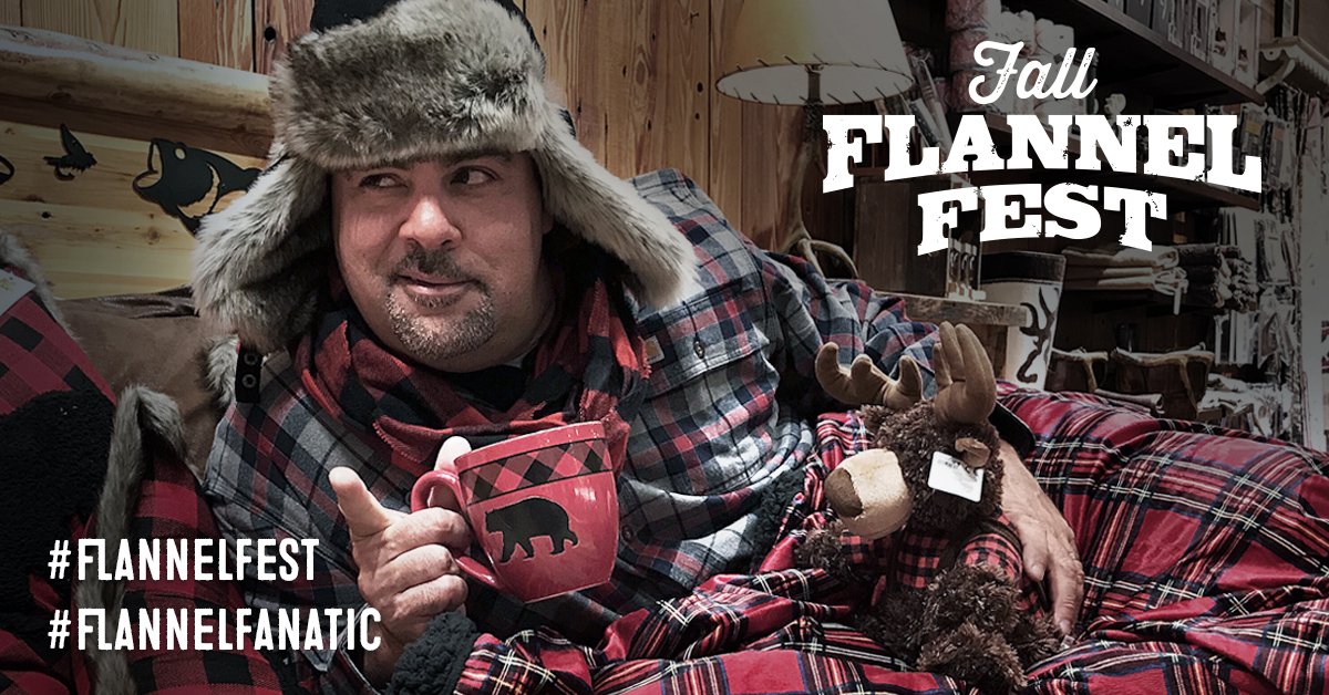 BassProShops's tweet photo. Come to @BassProShops for #FlannelFest and join @MarkZonaFishing in being a #FlannelFanatic all year long. https://t.co/ygZku9lpNd https://t.co/nTFHHeD6L3
