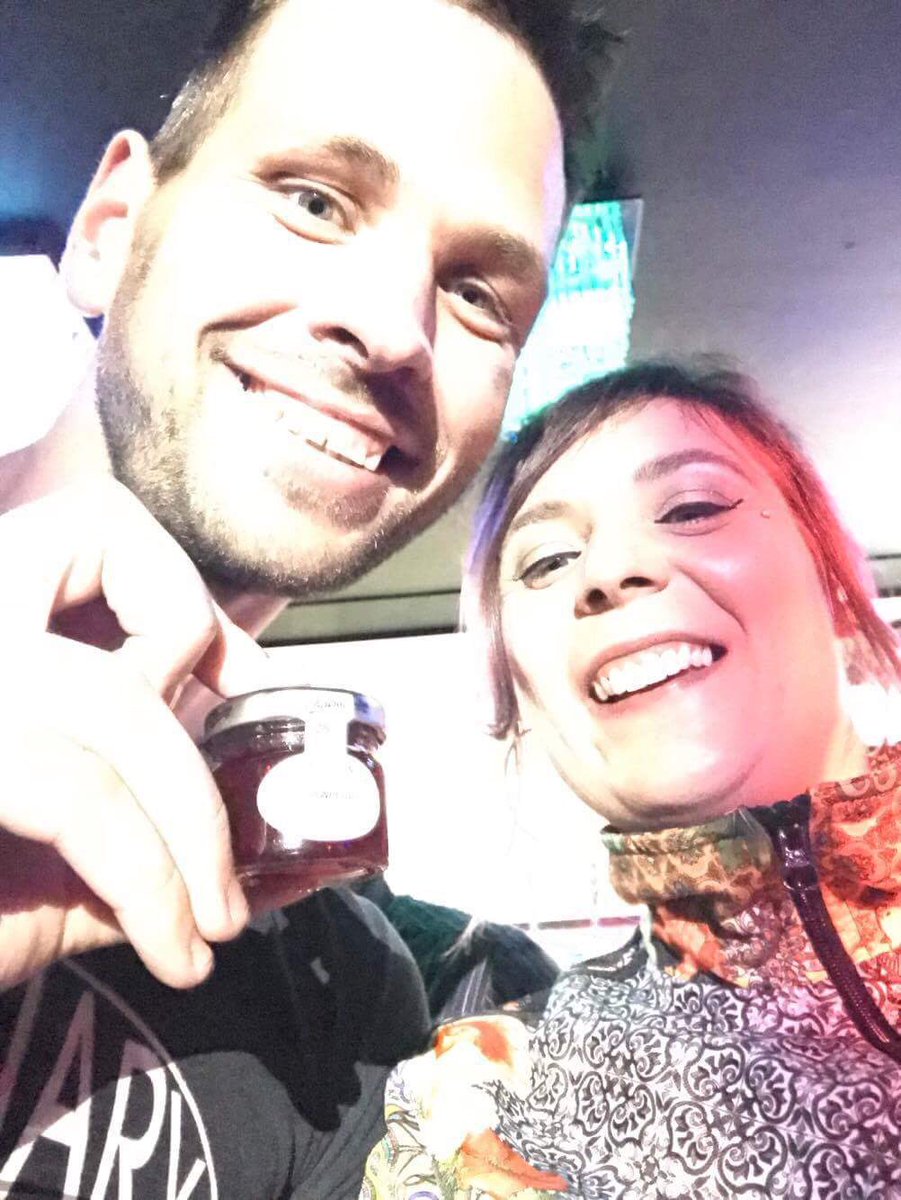 ExeterPride's tweet photo. For all of those following the exchange with @IWPride - the Jam has been collected! Not a euphemism. #ukpon Thanks guys! - Ben https://t.co/qTyzmkUQEC