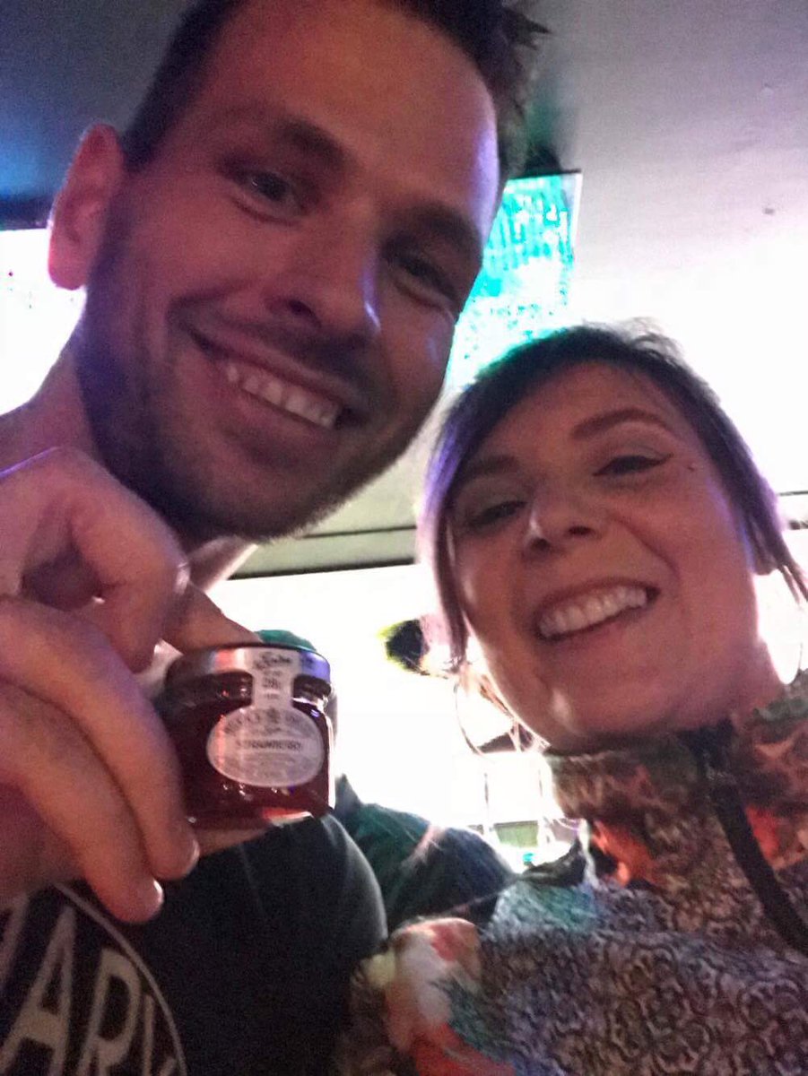 ExeterPride's tweet photo. For all of those following the exchange with @IWPride - the Jam has been collected! Not a euphemism. #ukpon Thanks guys! - Ben https://t.co/qTyzmkUQEC