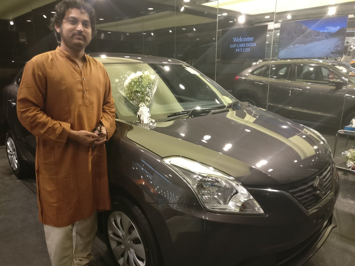 AnkitBaphna1's tweet photo. @NexaExperience Proud owner of Baleno,Thanks to Mr Ravi of Pratham Motors Museum Road for making it great experience throughout. Thank you. https://t.co/pkp2ffnpWp