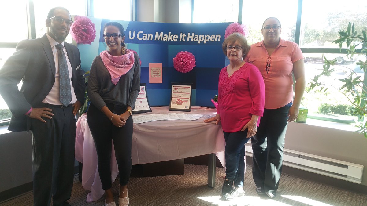 UTFinancial's tweet image. United Teletech Branches wearing pink for #BreastCancerAwareness