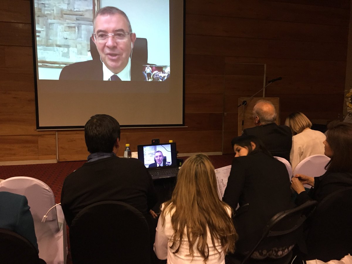 socheder's tweet photo. AHORA, con contacto directo de España y con un plenario lleno continua la jornada. @ministeriosalud @FENASENFCHILE @colegioenfermer https://t.co/5VW71WAtUO