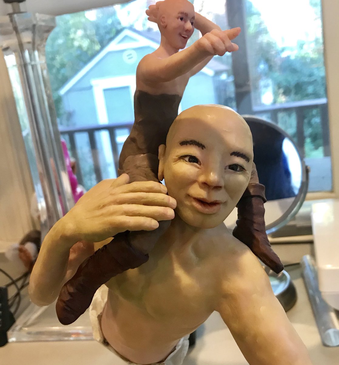herfinehand's tweet photo. Still plugging along! #artdoll #workinprogress #wip https://t.co/Z9I0xjZA8n