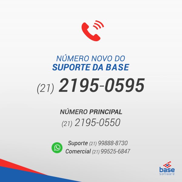 basesoftware's tweet photo. Confira o novo telefone de contato do nosso suporte! E, claro, continuamos atendendo pelo número principal e pelos números de whatsapp! 📞☎️ https://t.co/kHYSTQcKc8