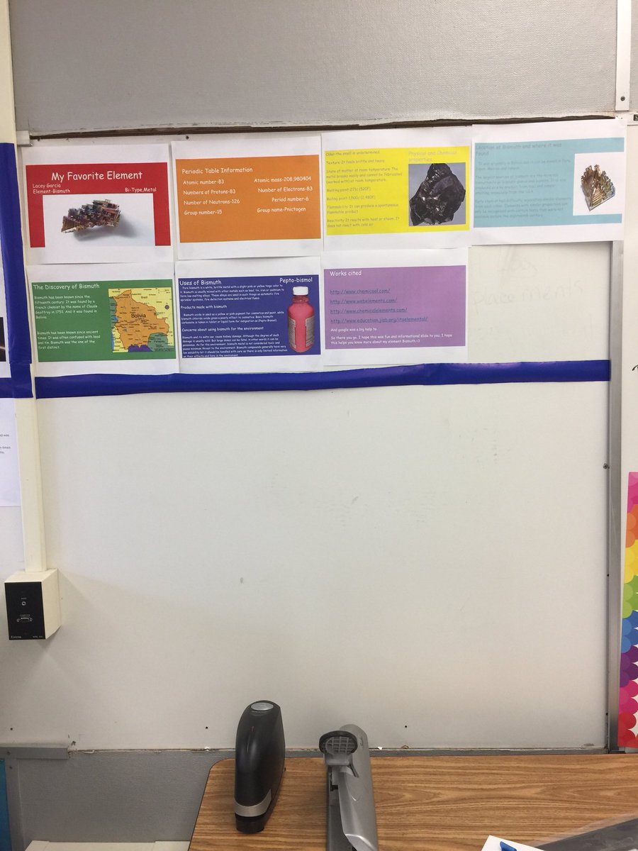 pambrou's tweet photo. 8th grade Independent Study Science Project on an element from the Periodic Table https://t.co/nsDuR220oT