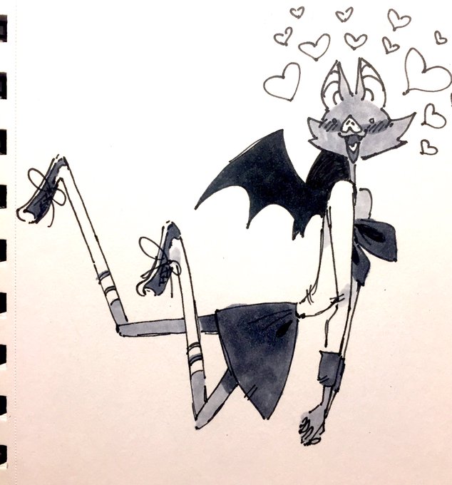 Spooky vamp grl in lov for #inktober 