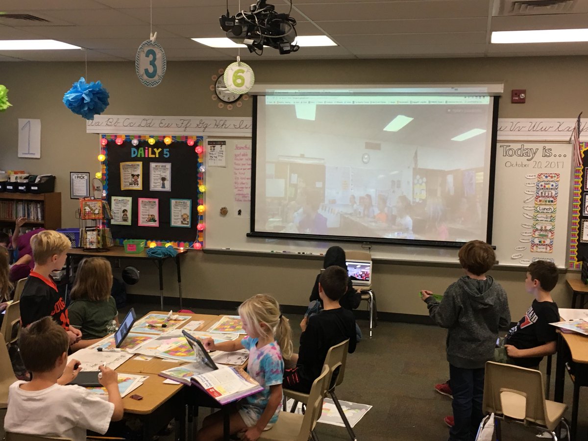 We loved getting to guess where our new friends live (Pulaski,WI)!
#mysterygooglehangout #raymarsh