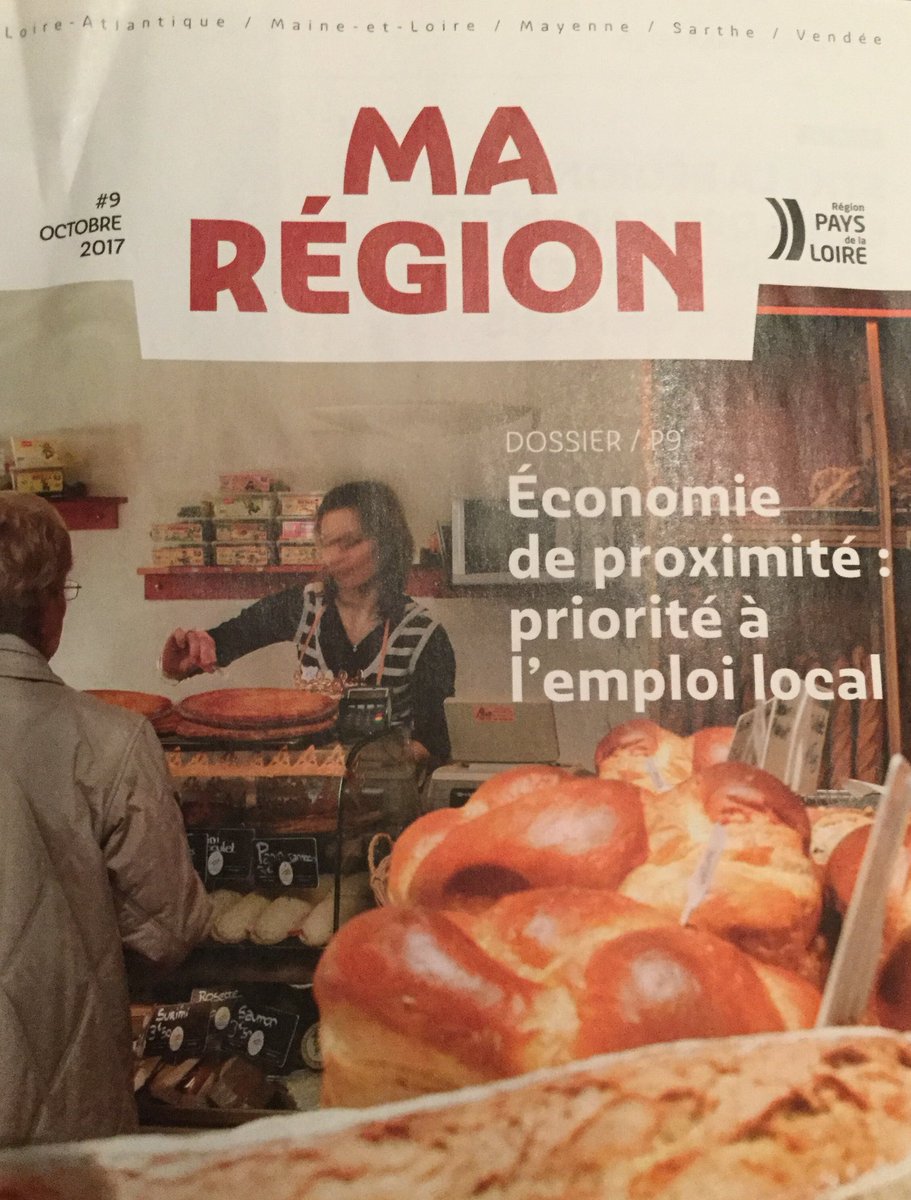 FredericEnfrein's tweet photo. Belle couverture @paysdelaloire ! #ecoprox à l’honneur #Artisanat #Apprentissage #Innovation #Entrepreneuriat RdV le 10 novembre ! @cmarPDL https://t.co/8YwRQcHeyK