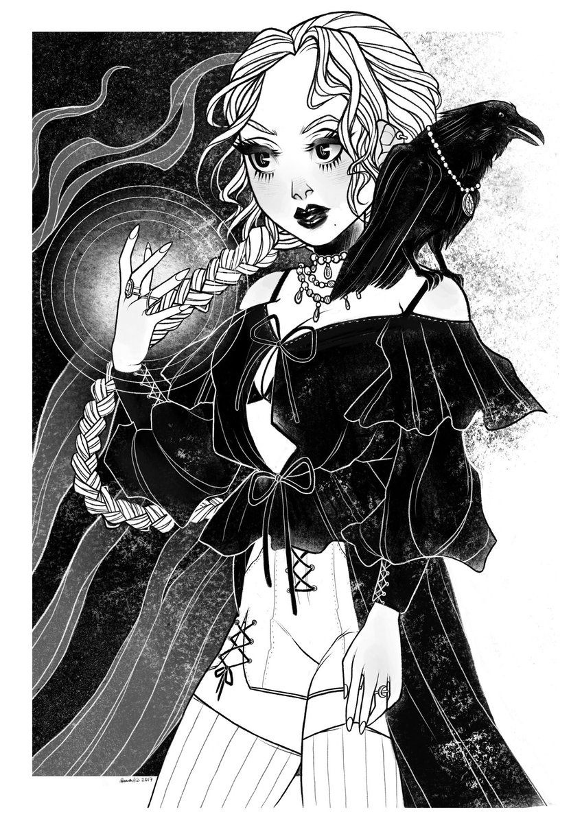 #inktober Day 09 - Sorceress 