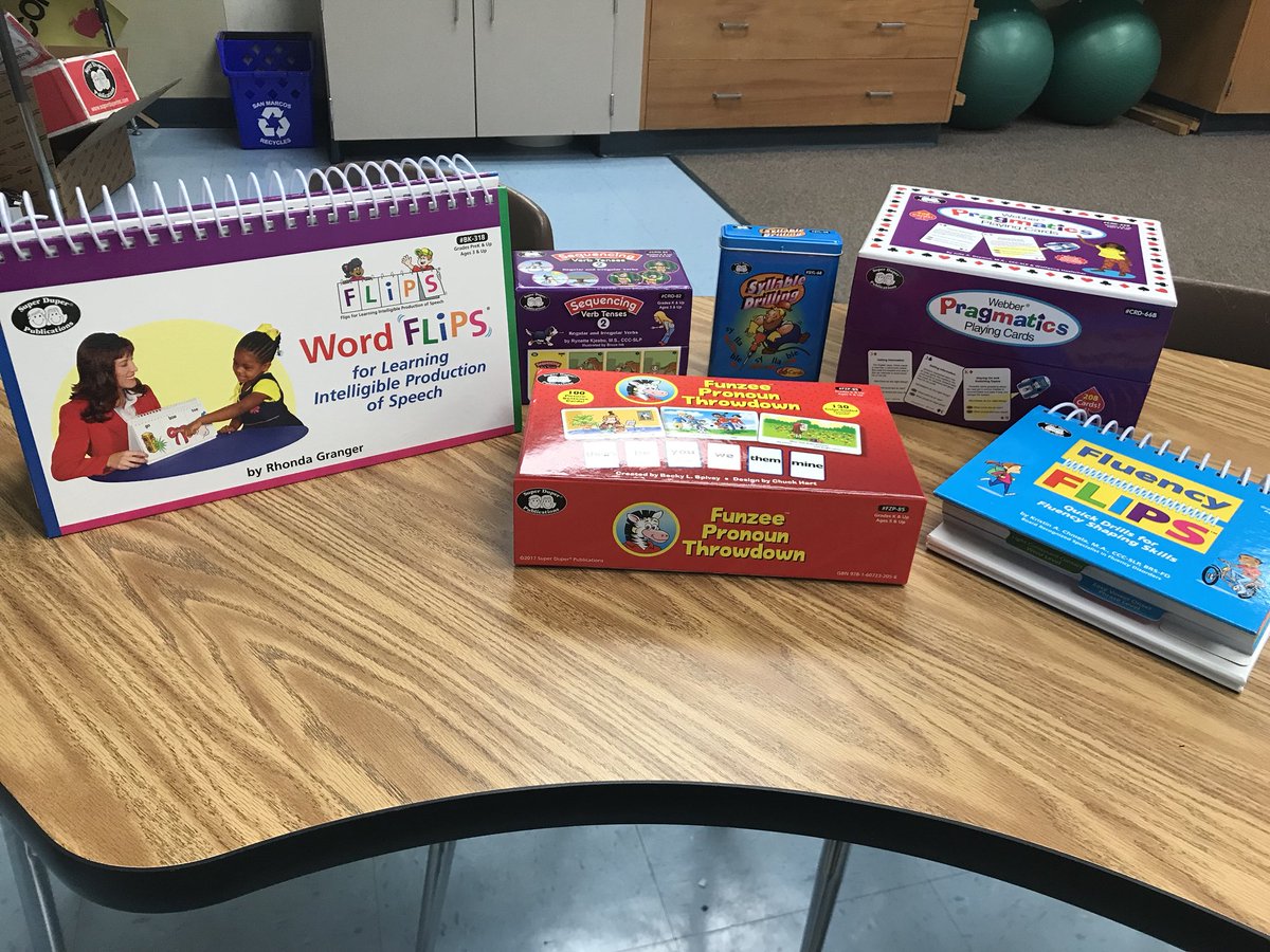 WomerJessica's tweet photo. So grateful for my new Speech supplies! Thank You California Retired Teachers! @MEE_FUESD #slpfuesd https://t.co/vGazBnN4QM