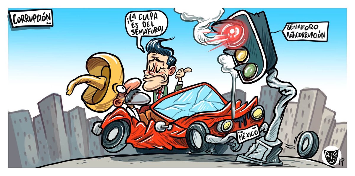 MXEsNeta's tweet photo. #Política Y así tan fácil, no todo es culpa de la corrupcion... 
Como siempre, gran cartón de @monerorictus #EsNetaMX https://t.co/wlKWTKXJMf
