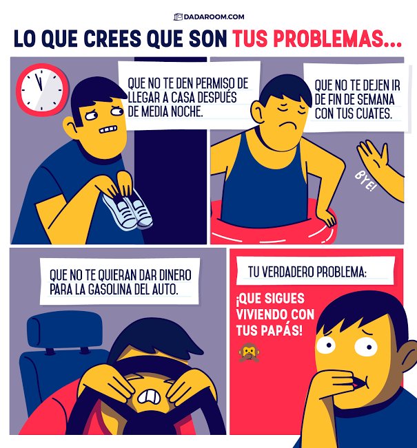 Si crees que tus papás son los culpables de todos tus problemas, mejor piénsalo 2 veces.