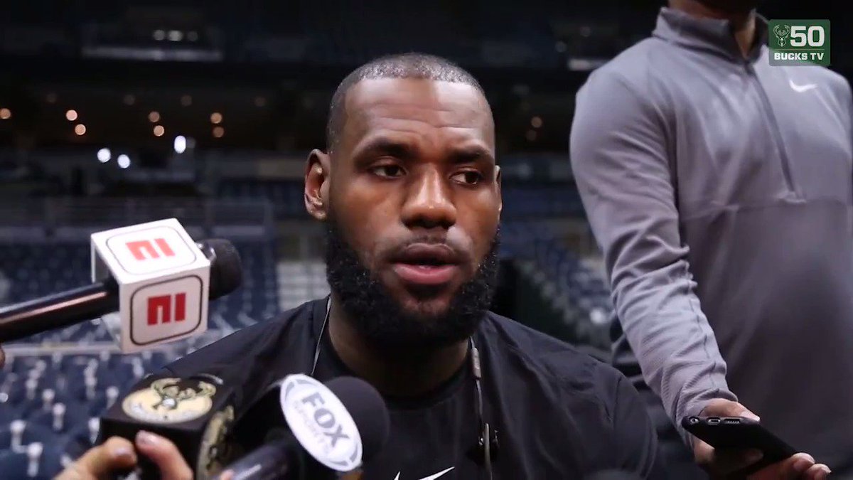 "He's gotten better every single season." - LeBron on Giannis #FearTheDeer https://t.co/je08cZZosH