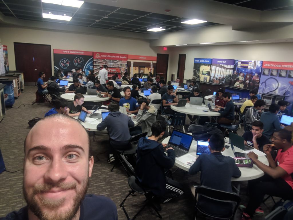 MLHacks's tweet photo. Hacking is kicking off at #HackJA! Can't wait to see what everyone makes this weekend. https://t.co/6MpvpI4DlB