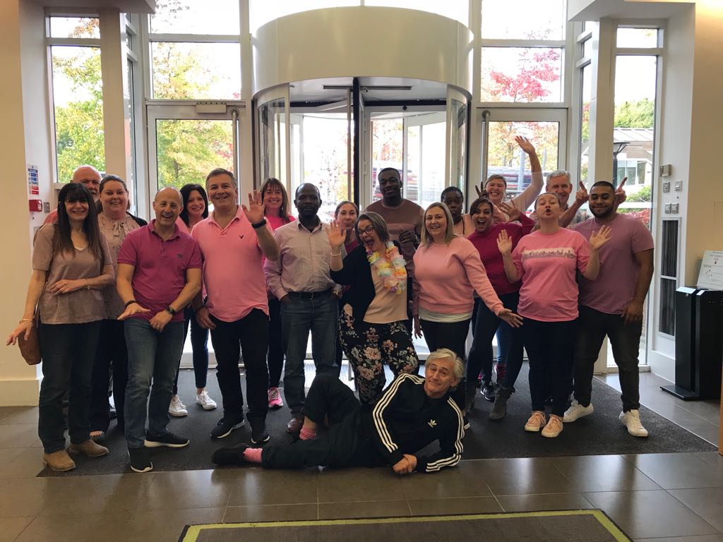 ABC_Bridging's tweet photo. A massive £150 has been raised today by  @ABC_Bridging for  @breastcancernow #wearitpink  big thank you to @laurel7788 for organising https://t.co/qupdC9hAK1