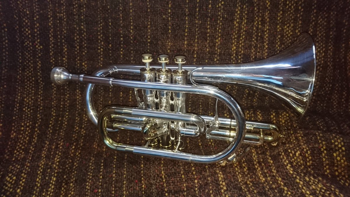 I have my cornet back and it looks superb after its refurb and replate.