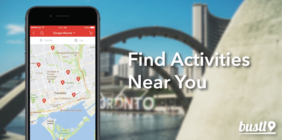 Bustlapp's tweet photo. Finding the best spot is always simple with the #Bustl map view. No need to spend time searching, instead use that time for #Bustling! https://t.co/BHO7IFYiRL