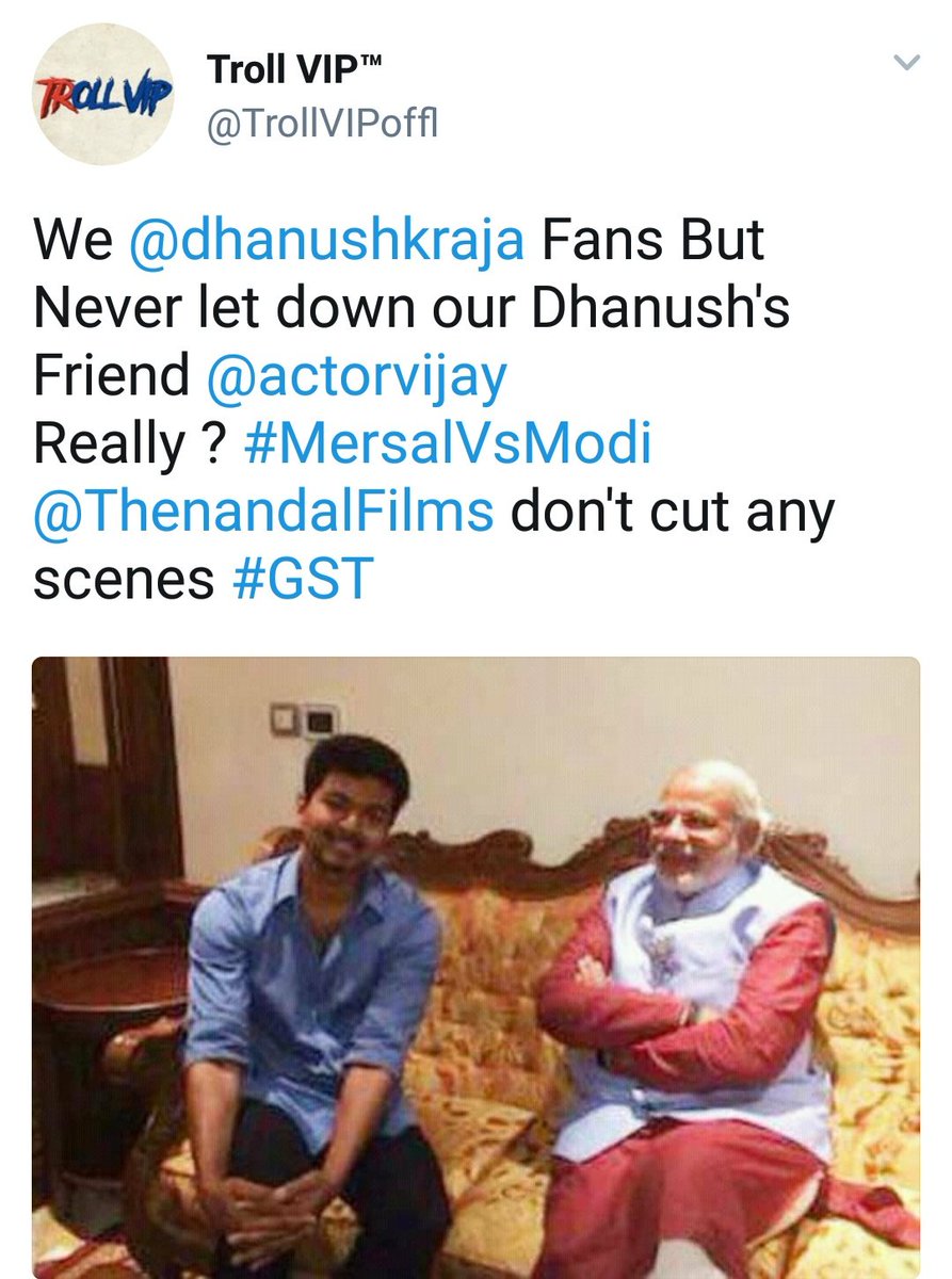 vigneshhari1's tweet image. நடிகர்கள் ரசிகர்கள்னு ட்விட்டர்ல இருக்க ஒட்டு மொத்த பேரும் #மெர்சல்'க்கு தான் ஆதரவு. #MersalVsModi