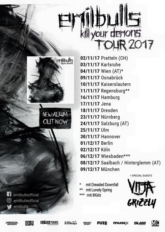 Am 6.12. dürfen wir die <a href="/emilbulls/">EmilBullsOfficial</a>  im Schlachthof Wiesbaden supporten.
Also macht euch ein Nikolausgeschenk und kommt vorbei!