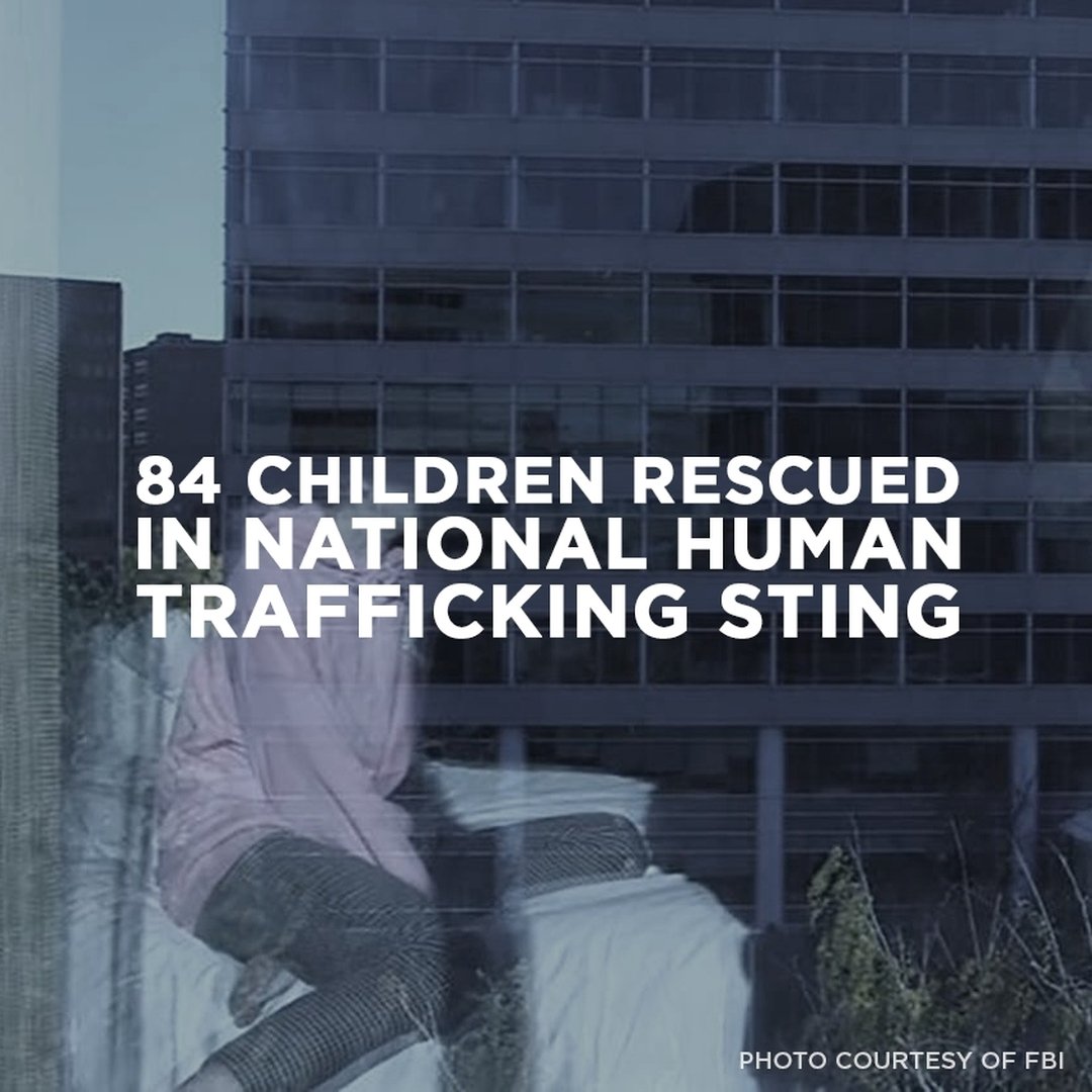 ExodusCry's tweet photo. BREAKING NEWS: 84 children rescued in national #humantrafficking sting &amp; 120 human traffickers arrested across US https://t.co/5iw4DIpyhB https://t.co/Z9Q4M3LVed