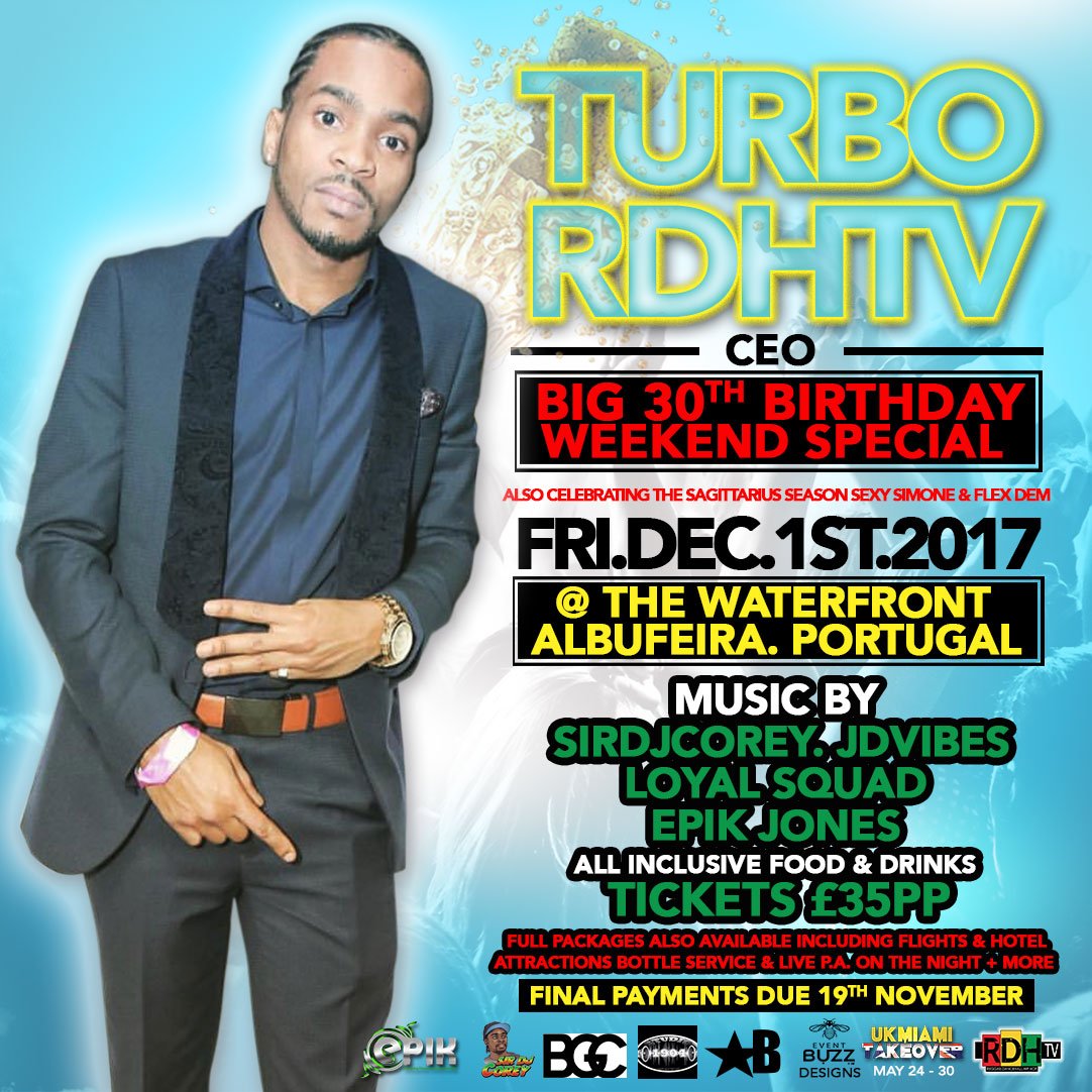 yourweekendhero's tweet photo. @RDHTV Turbo Big 30th Birthday celebration Tickets online now! -> https://t.co/ymBeHo3BsL https://t.co/PAIWyyWwNr