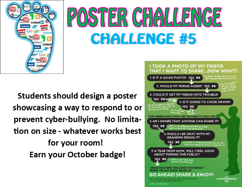 BCzuppon's tweet photo. Digital Citizenship Week Concludes today!
Show what you've learned -- Use what you've learned!
#postwithapurpose #OHSPublicProud https://t.co/iFTMrTPIrP