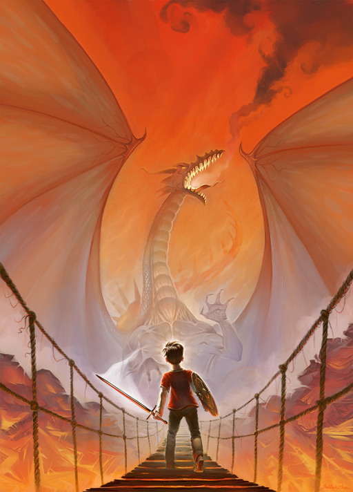 Here's an illustration sample piece. Kids fighting monsters may be my favorite theme.
#illustration #middlegrade #art #dragon #fantasy