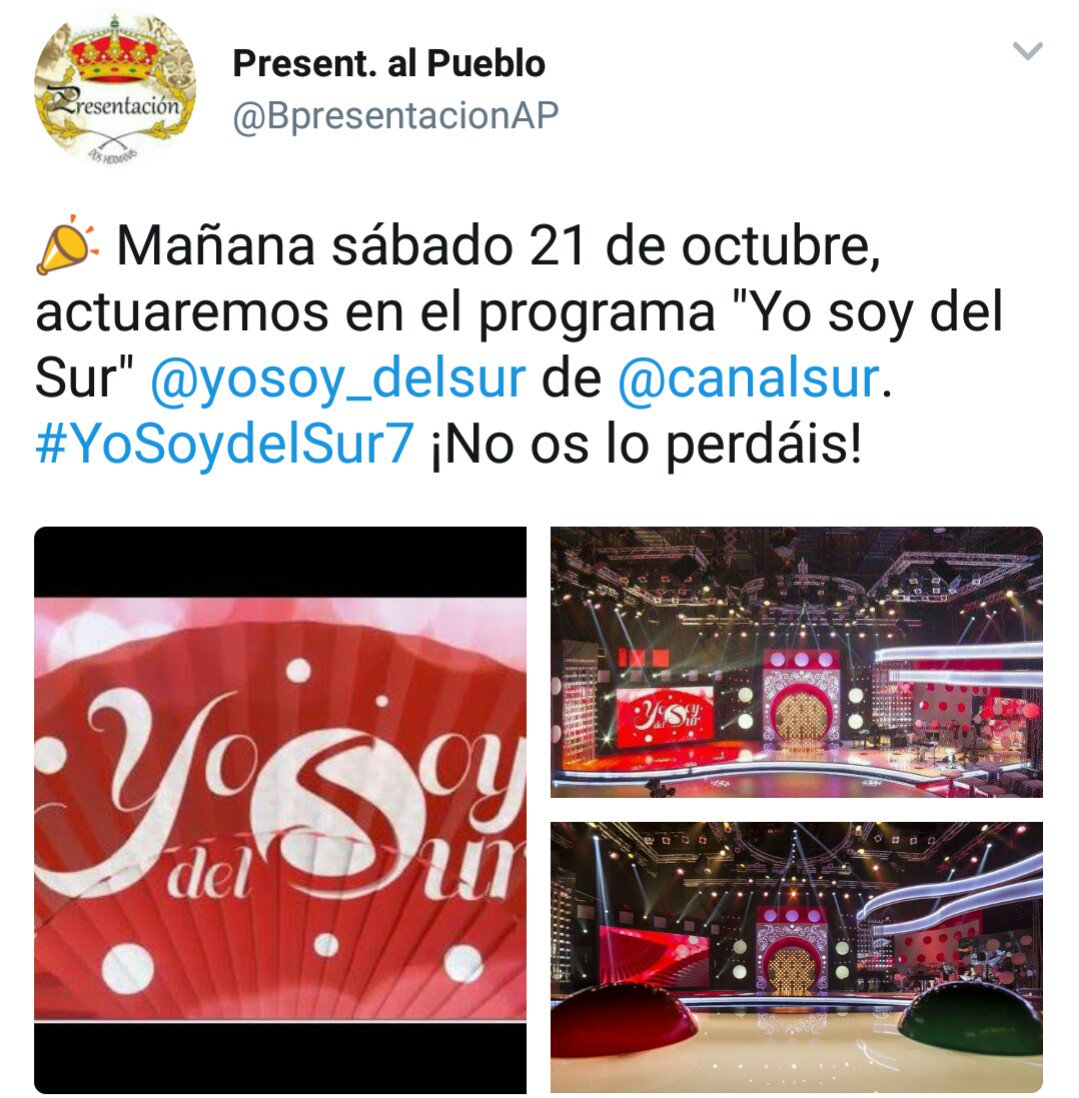 cadena_dh's tweet photo. ▶➡🔴TE INTERESA: @BpresentacionAP tocará mañana en @yosoy_delsur. Toda la información aquí ⬇ 👇 

https://t.co/Rkg3R2ZGI4 https://t.co/A4eKNlSuaH