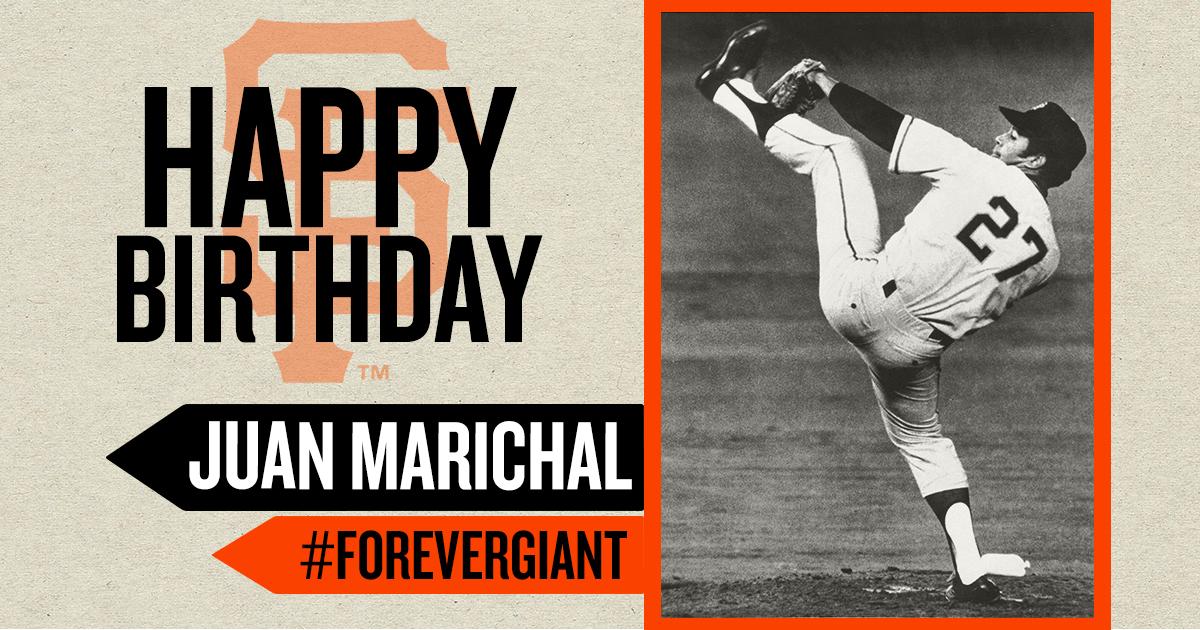 Happy Birthday to Juan Marichal!  