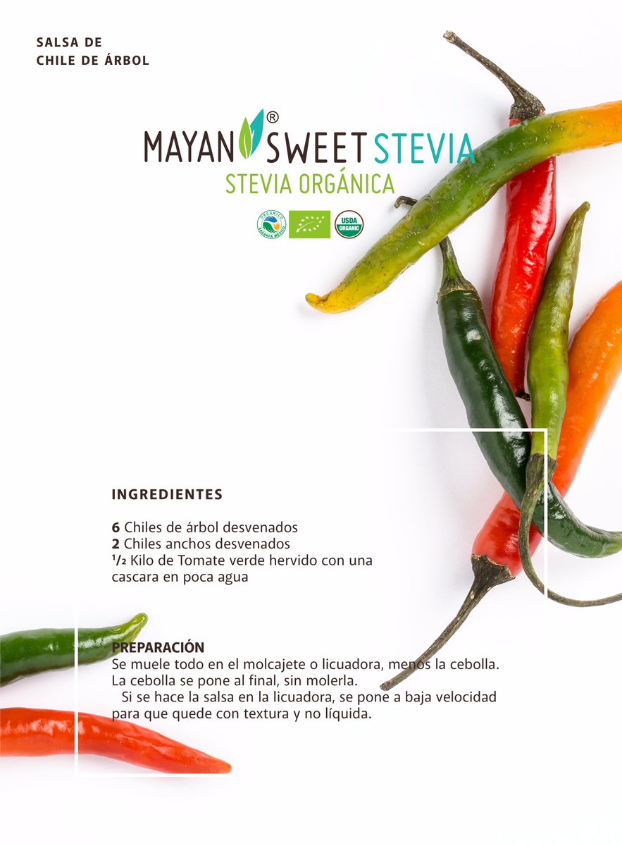 MayanStevia's tweet photo. Prueba esta deliciosa salsa con un toque de Mayan Sweet Stevia y dale un giro original a tus comidas! 😋
#stevia #healthyfood #fitness https://t.co/gNGQKwdfHP