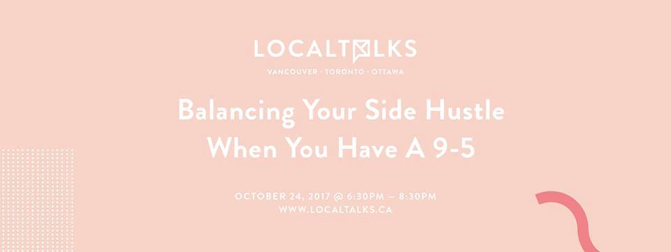This #LocalTalks event is all about balancing your side hustle with your 9-5. Grab your tix to the Oct 24th event: ow.ly/3Txb30g1etC